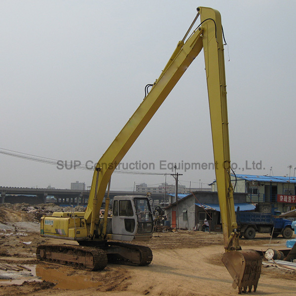 What our customer said about our long reach boom- SUP Construction Equipment Co.,Ltd