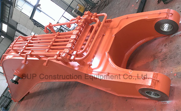 What our customer said about our long reach vs. our competitors- SUP Construction Equipment Co.,Ltd
