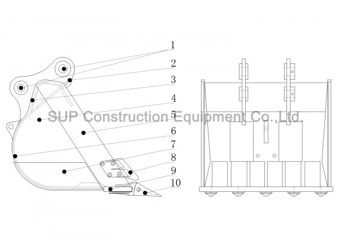 General Purpose Bucket Operation Instruction - SUP Construction Equipment Co.Ltd.