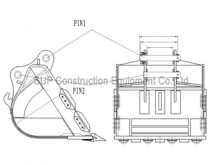 Heavy Duty Bucket Operation Instruction - SUP Construction Equipment Co.Ltd.