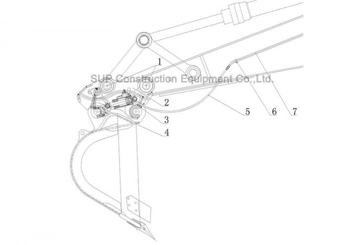 Hydraulic quick hitch | quick coupler Operation Instruction - SUP Construction Equipment Co.,Ltd.