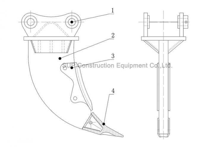 Ripper | Ripper Pick Operation Instruction - SUP Construction Equipment Co.Ltd.