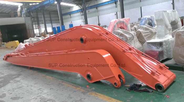 Hitachi excavator EX200,EX210,EX220,ZX200,ZX210,ZX230 super long front,long reach boom arm,long reach front - SUP Construction Equipment Co.,Ltd.