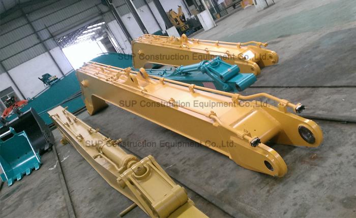 Komatsu excavator PC215,PC240 super long fronts,long reach boom sticks,long reach arms - SUP Construction Equipment Co.,Ltd.