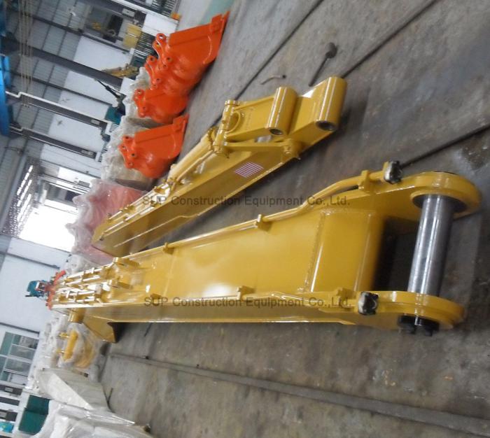 Caterpillar CAT322,CAT323 excavator long reach boom arm,long reach boom stick,super long front - SUP Construction Equipment Co.,Ltd.