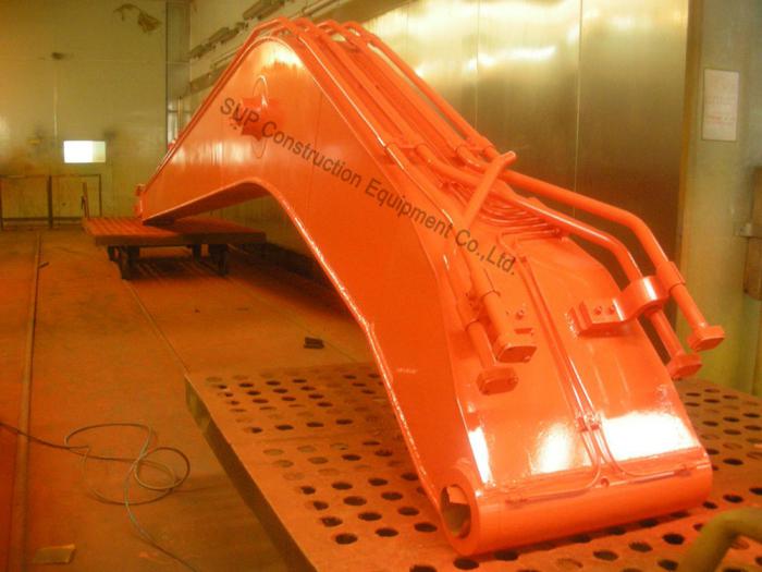 Doosan DX255,DX260,DX300,DX340,DX380,DX420,DX500,DX520,DX800 long reach boom stick, long reach excavator boom arm, super long front - SUP Construction Equipment Co.,Ltd